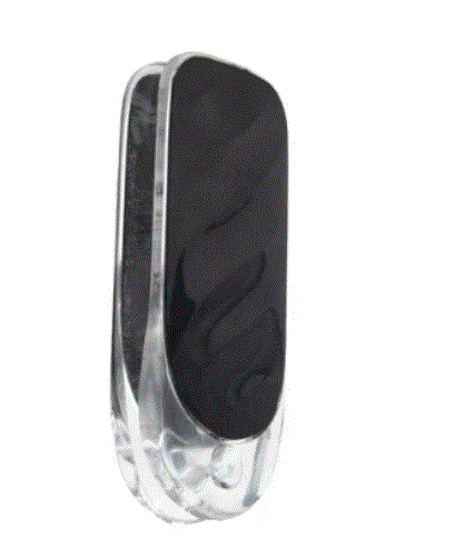 [4284] Contrapeso p/cadena plastico 30gr ARMAR negro/transparente x unid