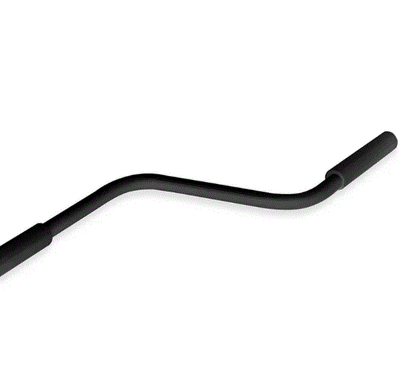 [4355] Manija p/toldo 2mts ARMAR negra x unid