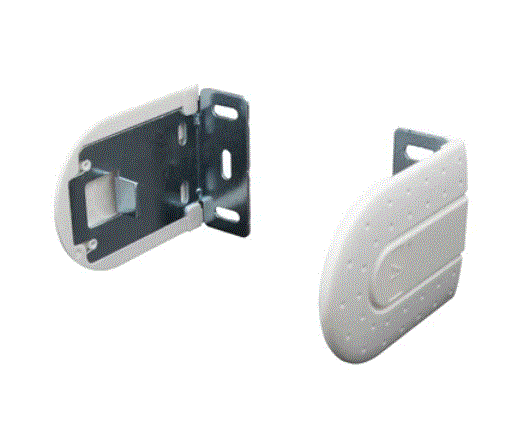[4365] Motor acc soporte c/tapas plasticas p/AM-35 A-OK blanco x par