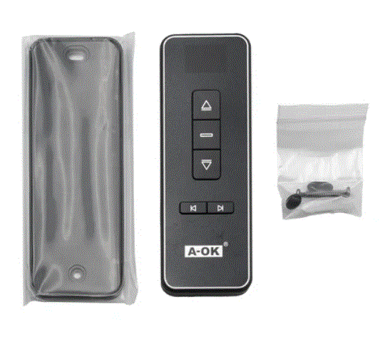 [4373] Motor acc control remoto 6 canales  A-OK negro x unid