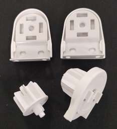 [4380] Kit mecanismo roller 35mm SL p/tubo 32mm GENERICO blanco x unid