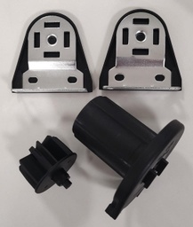 [4391] Kit mecanismo roller 38mm SL-20 p/tubo 40mm GENERICO negro x unid