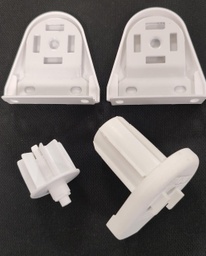 [4399] Kit mecanismo roller 38mm VTX-10 p/tubo 32mm VERTILUX blanco x unid