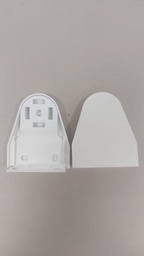 [4418] Soporte roller 50mm ROLLTECH (met. c/tapa) blanco x par