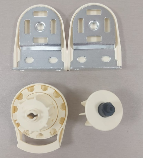 [4419] Kit mecanismo roller 35mm SL-10 p/tubo 32mm ROLLTECH ivory x unid