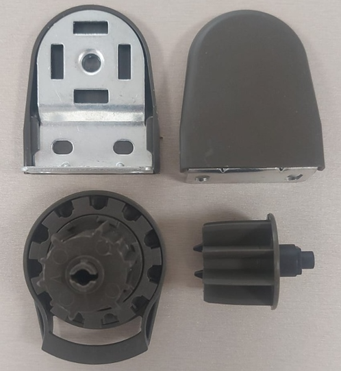 [4421] Kit mecanismo roller 35mm SL-10 p/tubo 32mm ROLLTECH chocolate x unid