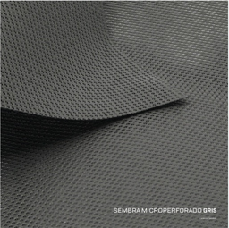 [4465] Lona PVC microperforada SEMBRA gris- ancho 3.10mts x mts lineal