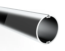 Tubo aluminio 41.4x2mm nervado p/mec ARMAR 41plus x mt