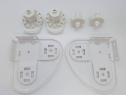 [4482] Kit mecanismo roller doble SL78mm + 2mec SL10 GENERICO blanco x unid