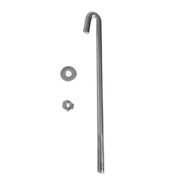 [4524] Gancho tensor jota zincado c/tuerca y arandela 5/16x10 (8x250) ARMAR x unid