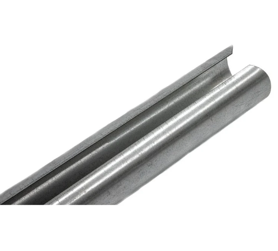 [4619] Union p/tubo galv. 80mm nervado de 50cm x unid