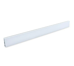 Zocalo roller aluminio simple CP3 ARMAR blanco x mts