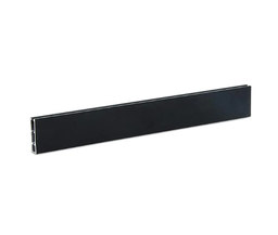 Zocalo roller aluminio simple CP3 ARMAR negro x mts