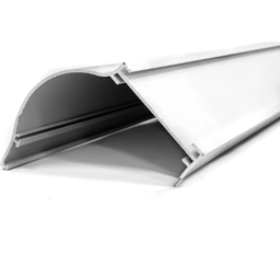 Cassette roller aluminio ARMAR blanco x mts