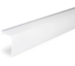 Cassette roller aluminio CARRE ARMAR blanco x mts