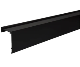 Cassette roller aluminio CARRE ARMAR negro x mts