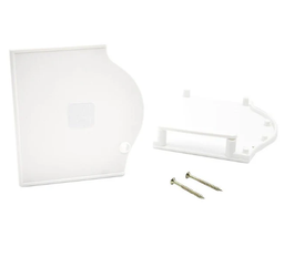 [4713] Cassette roller tapa lateral plastica ARMAR blanco x par