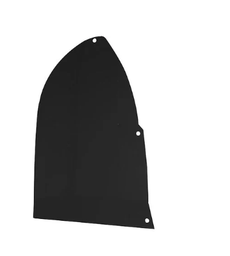 [4755] Techo cubre toldo tapa lateral plastica ARMAR negro x par