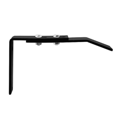 [4757] Soporte p/techo cubre toldo P/punto recto c/tension metalico ARMAR negro x par