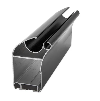 zocalo toldo c/brazo c/canaleta aluminio TP3 ARMAR negro x mts