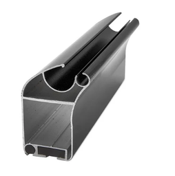 zocalo toldo c/brazo c/canaleta aluminio TP3 ARMAR negro x mts