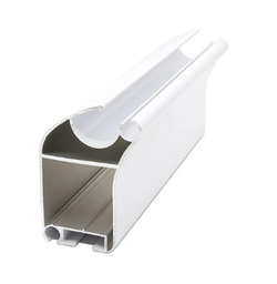 zocalo toldo c/brazo c/canaleta aluminio TP3 ARMAR blanco x mts