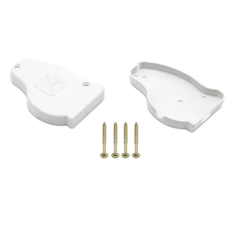 [4869] zocalo toldo c/brazo tapa plastica p/TP2 ARMAR blanco x par