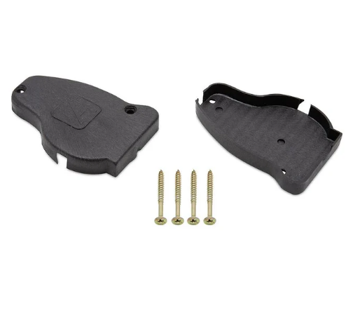 [4870] zocalo toldo c/brazo tapa plastica p/TP2 ARMAR negro x par