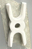 [5499] Guia lateral roller aluminio 2.5 X 6.0 clips BASILE blanco x mts
