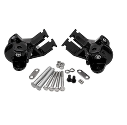 [SOP7322] Brazo Invisible importado Helix Soporte c/reg. inclinación negro por par