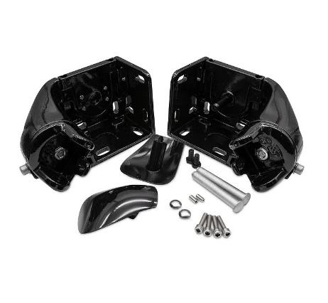[SOP7324] Brazo Invisible importado Helix Soporte Punta/Punta negro x par