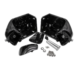 [SOP7324] Brazo Invisible importado Helix Soporte Punta/Punta negro x par