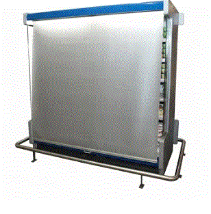 [7344] Cortina roller retractil screen 1.20 x 1.20